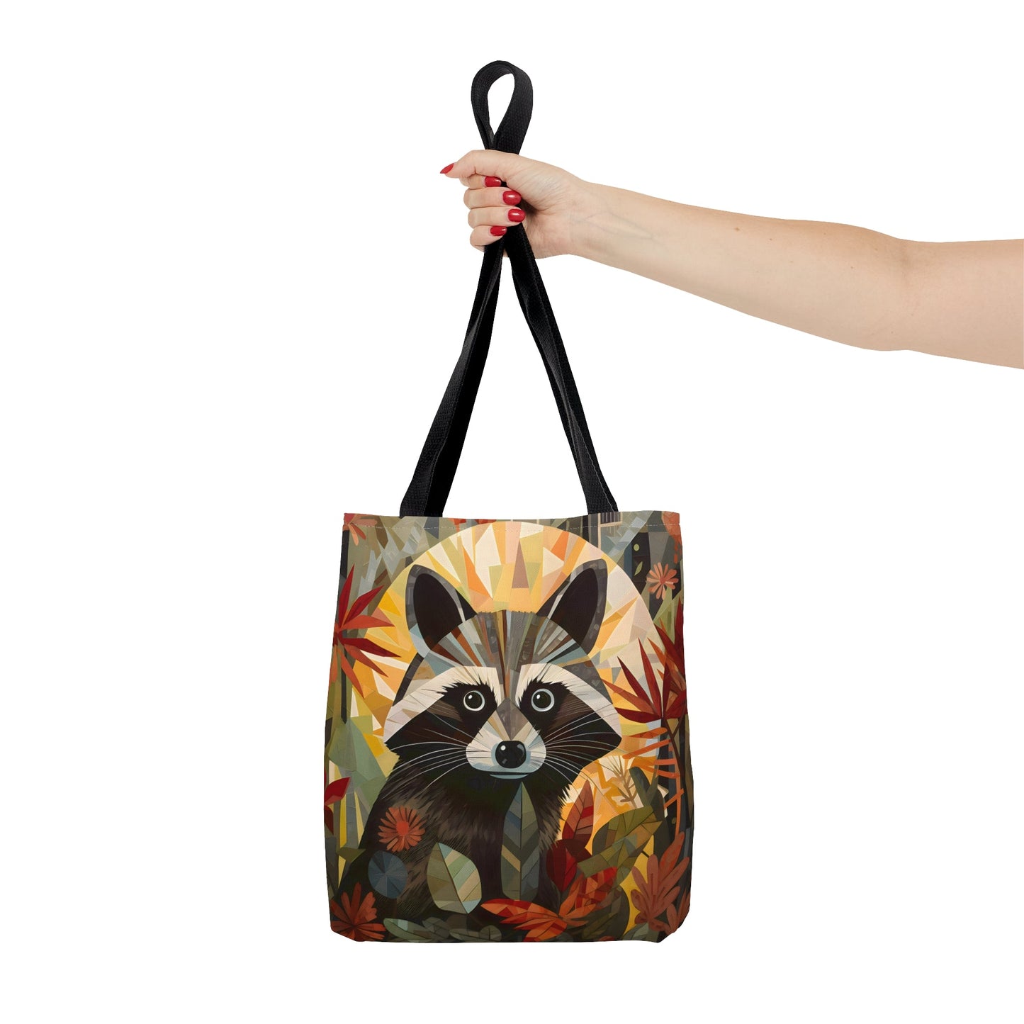 Art Deco Raccoon Tote Bag