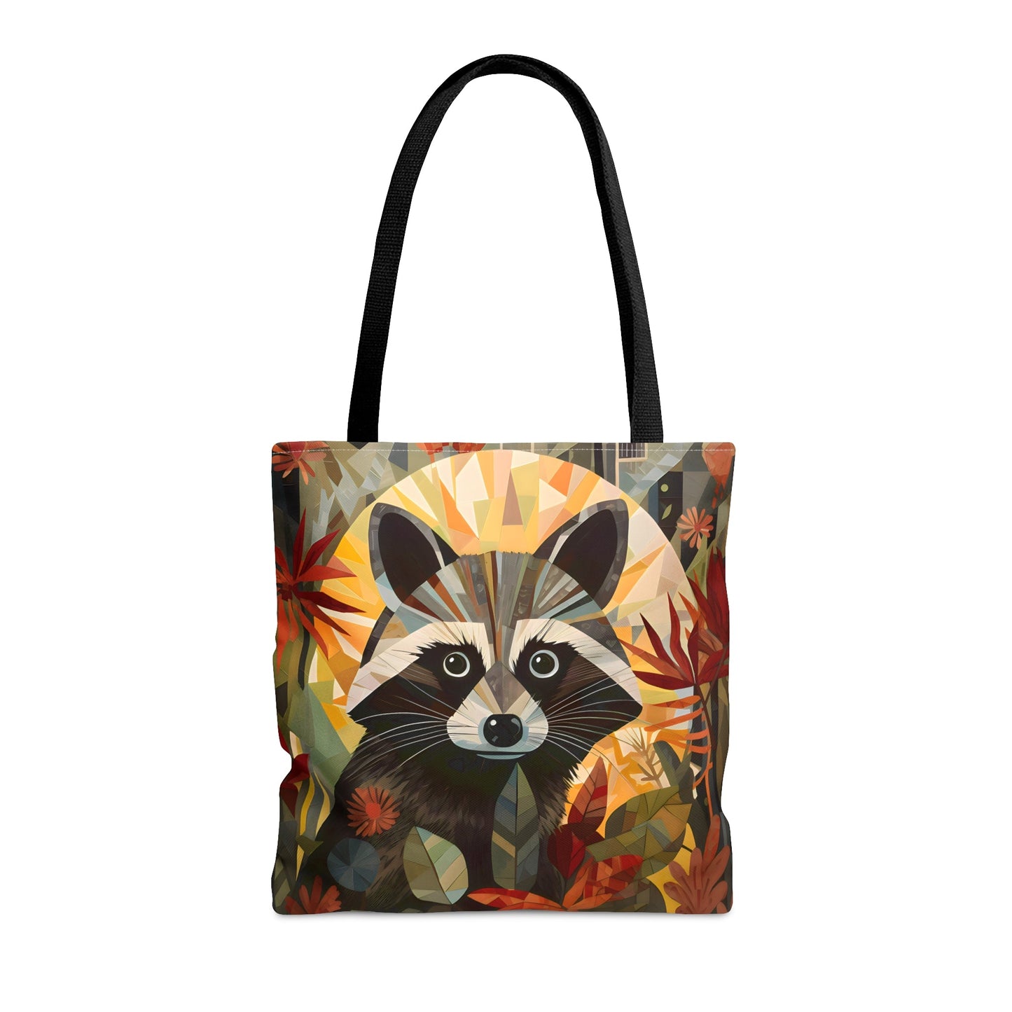 Art Deco Raccoon Tote Bag