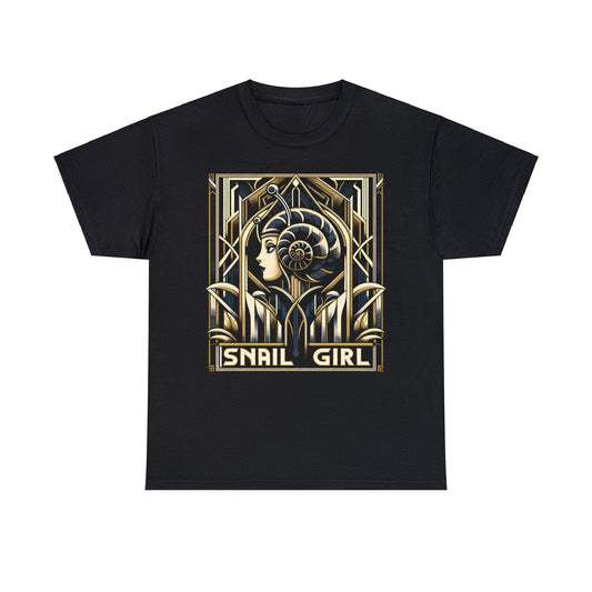 Art Deco Snail Girl Shirt