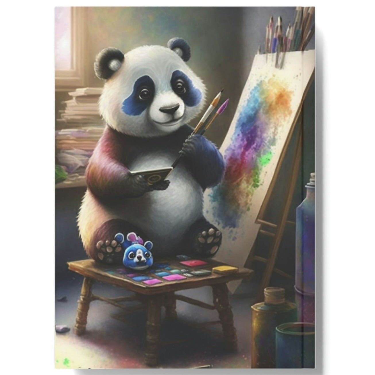 Artist Panda Hard Backed Journal