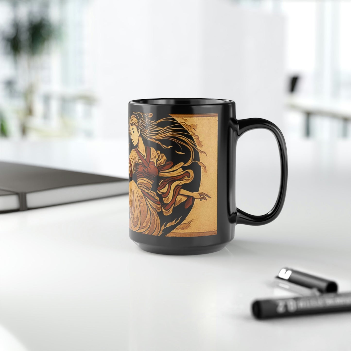 Asian Soccer Player Design 15 oz Coffee Mug Gift