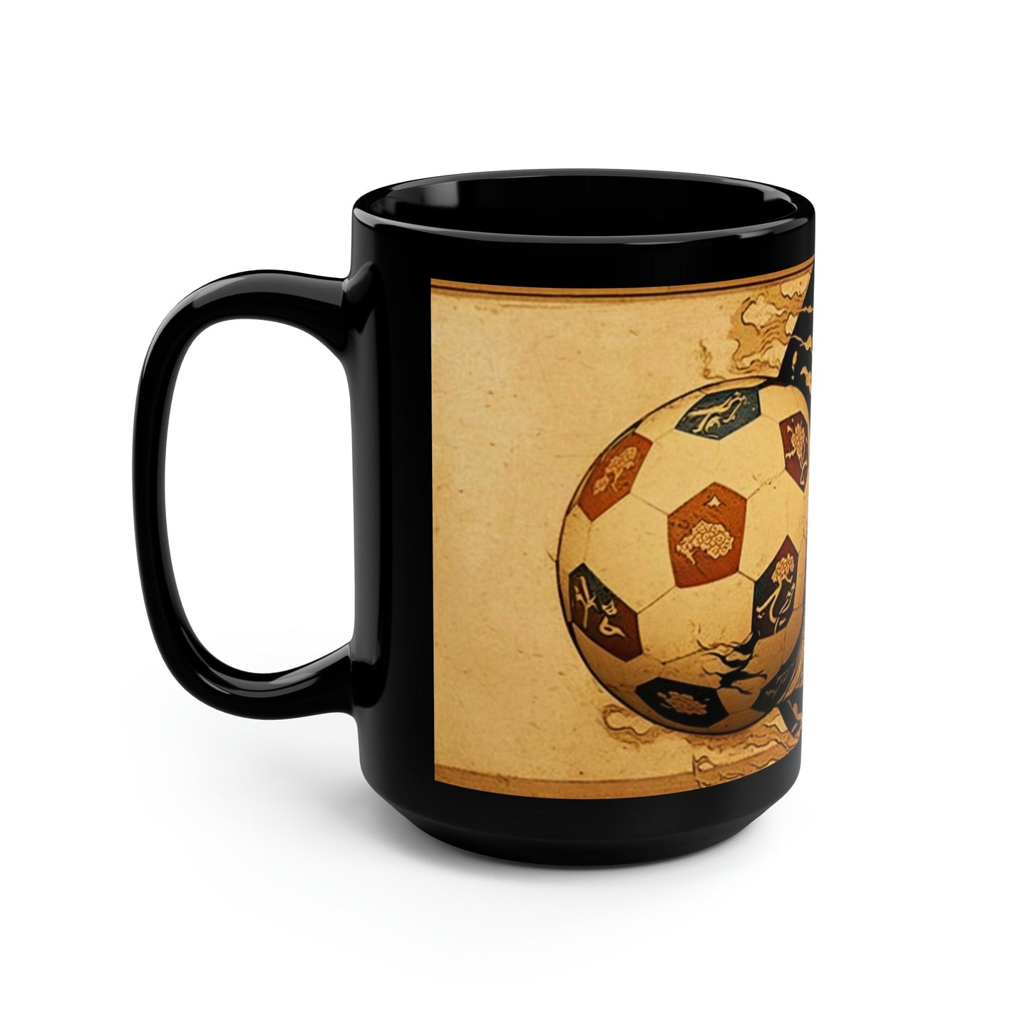 Asian Soccer Player Design 15 oz Coffee Mug Gift