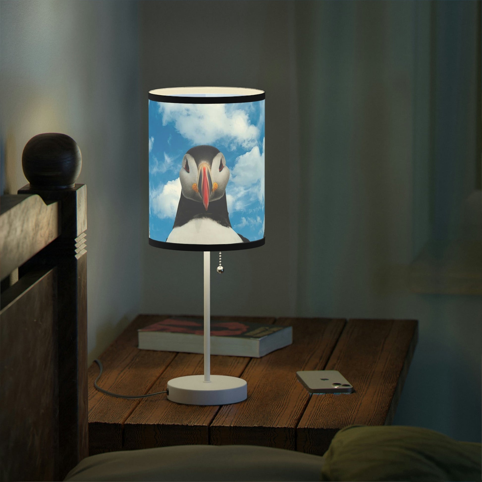 Atlantic Puffin Lamp on a Stand, US|CA plug