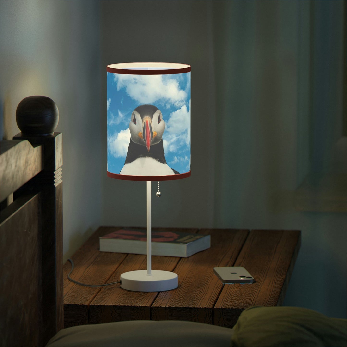 Atlantic Puffin Lamp on a Stand, US|CA plug