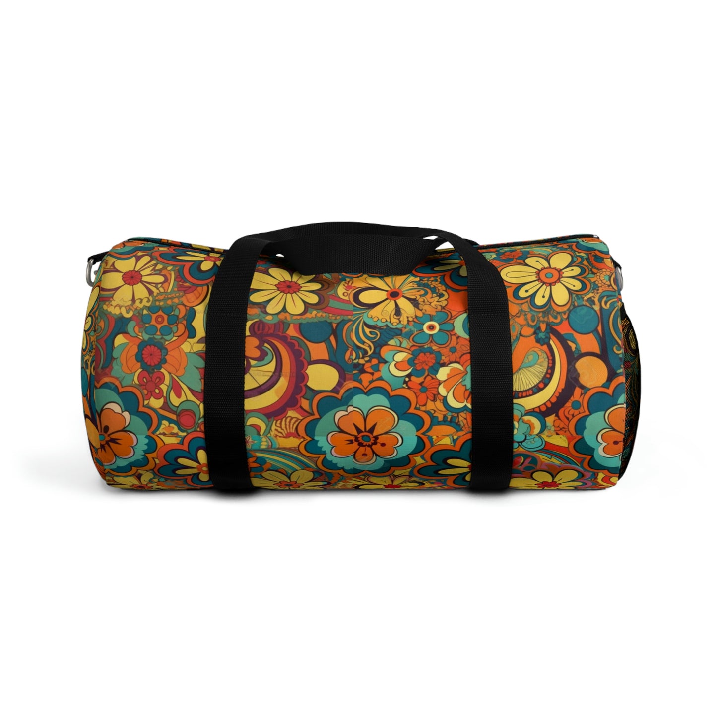 BOHO Floral Duffel Bag - Take a trip back to the 60's with this hippy inspired fairycore duffle