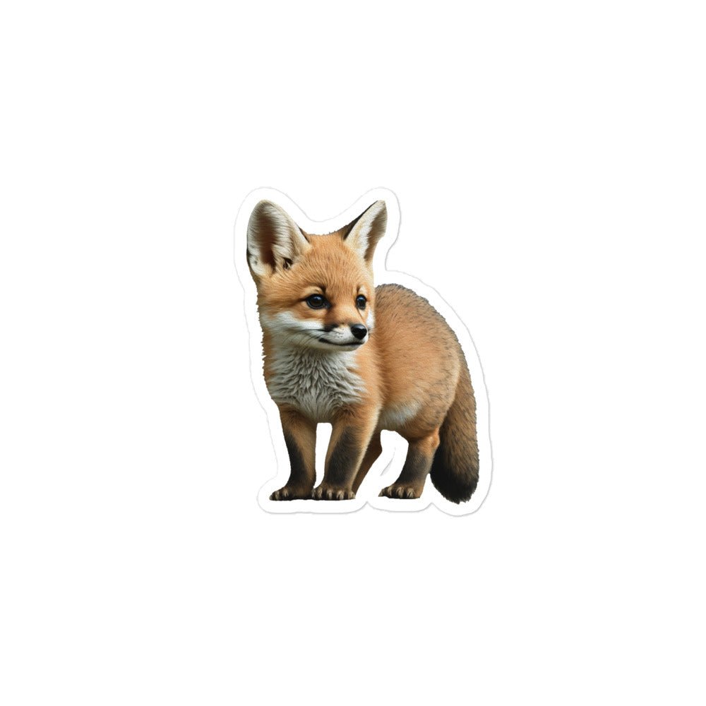 Baby Fox II Bubble-Free Stickers