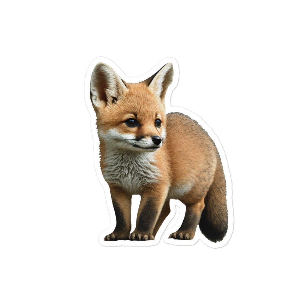 Baby Fox II Bubble-Free Stickers