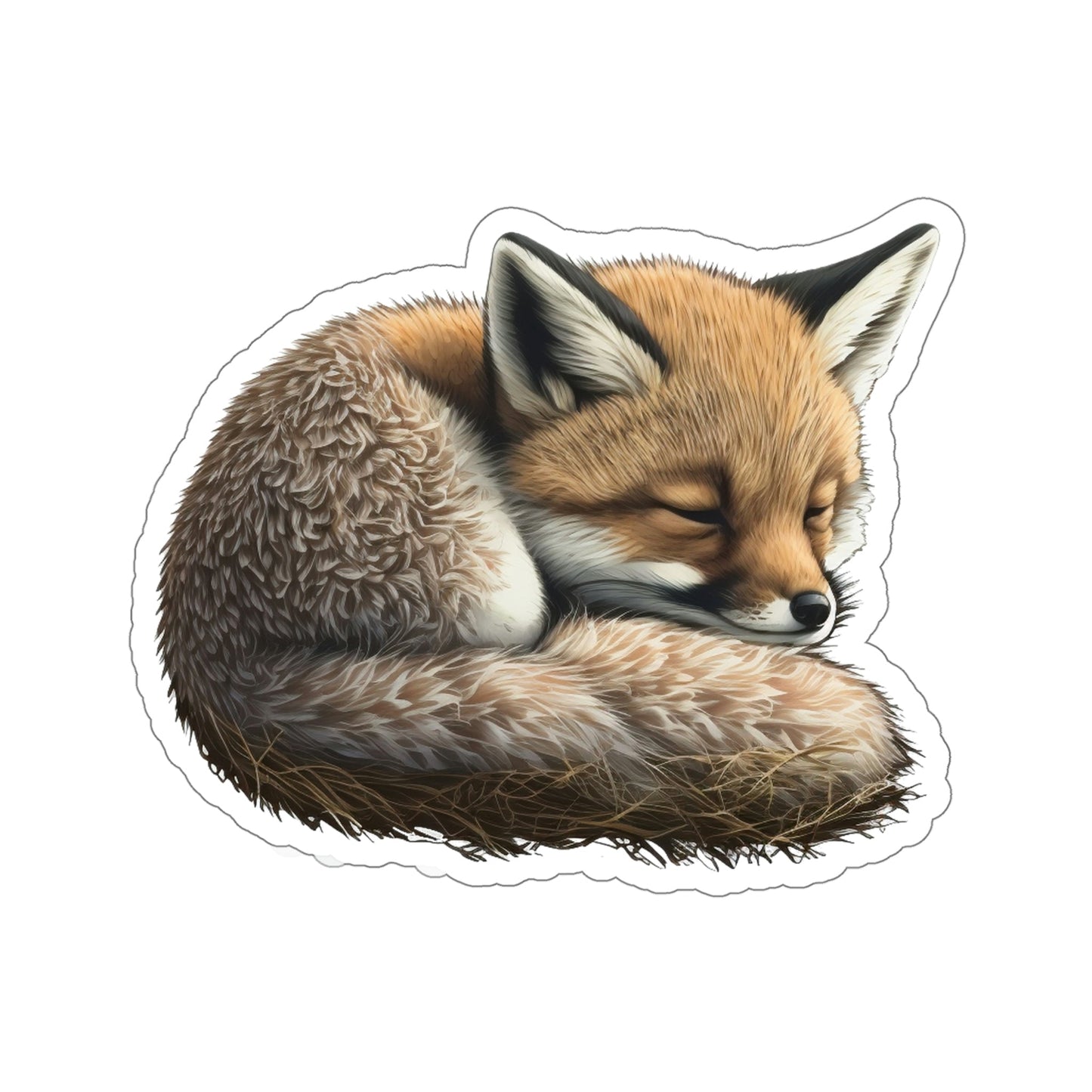 Baby Fox II Kiss-Cut Stickers