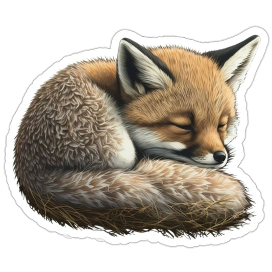 Baby Fox II Kiss-Cut Stickers