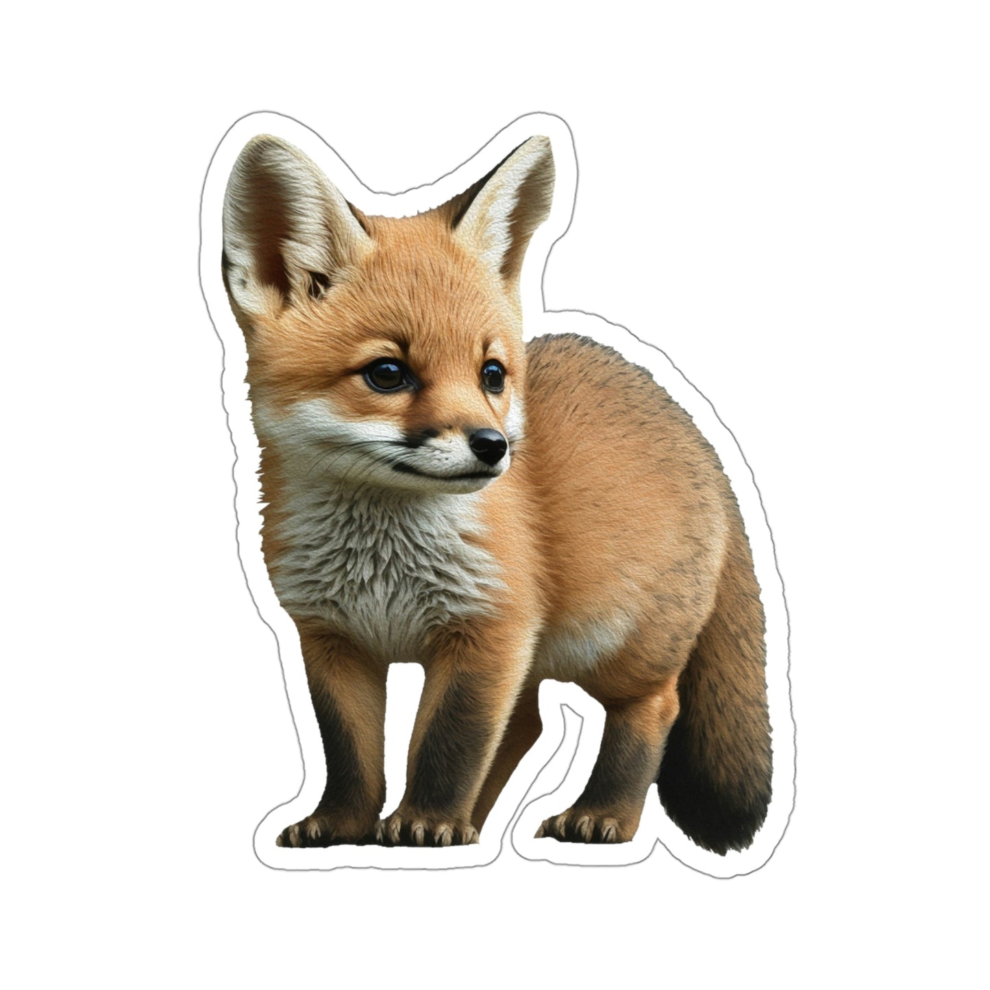 Baby Fox Kiss-Cut Stickers