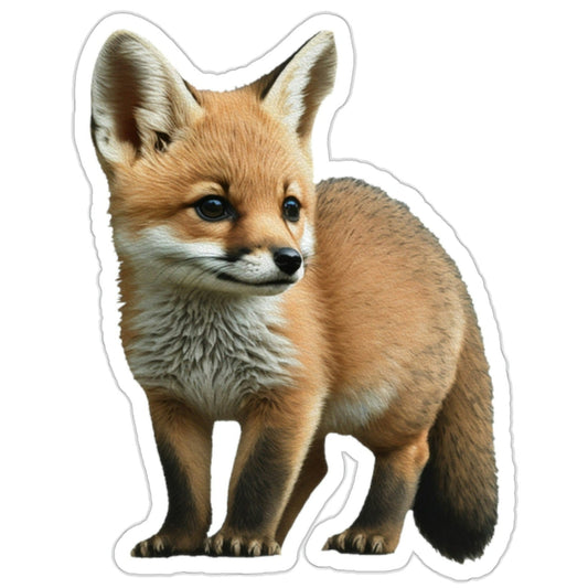 Baby Fox Kiss-Cut Stickers