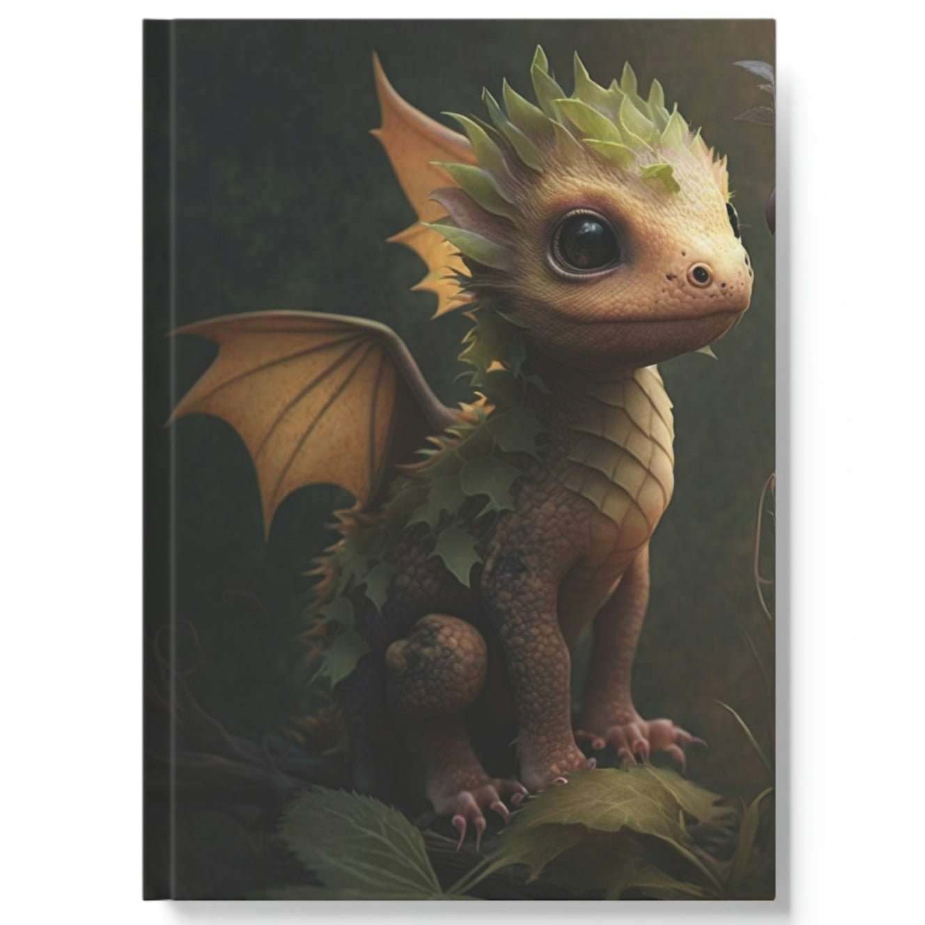 Baby Green Tree Dragon Hard Backed Journal