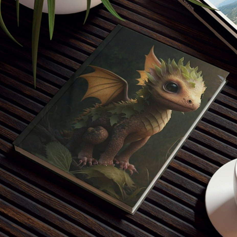 Baby Green Tree Dragon Hard Backed Journal