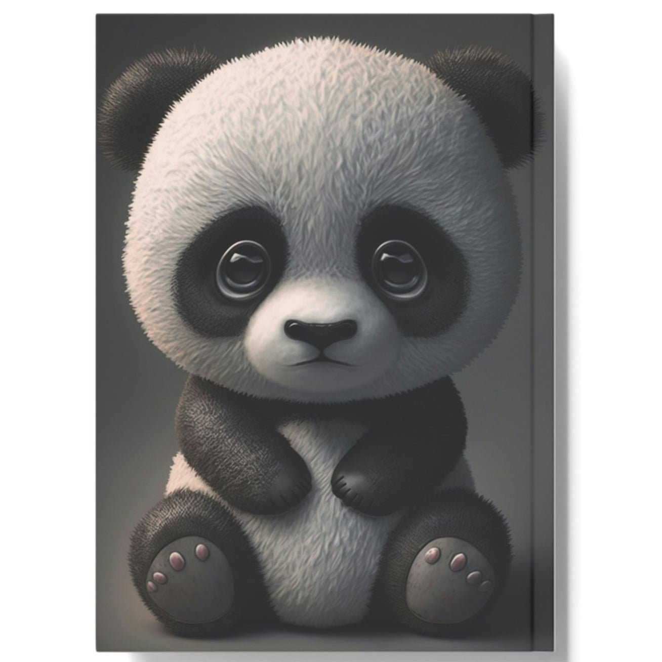 Baby Panda in Need of a Friend Hard Backed Journal