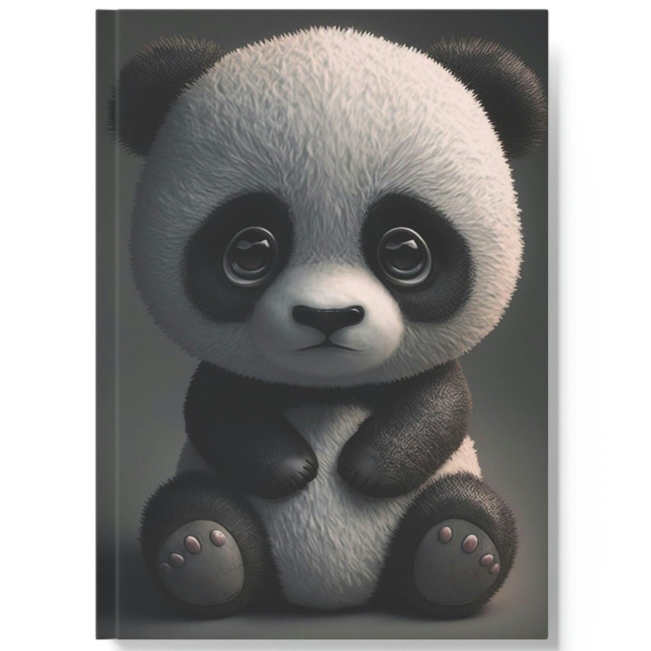 Baby Panda in Need of a Friend Hard Backed Journal