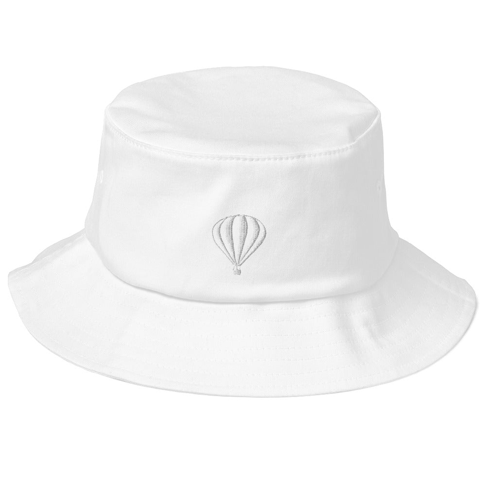 Ballooning Old School Bucket Hat for the Summer Loving Hot Air Balloon Enthusiast