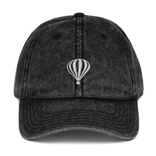 Ballooning Vintage Cotton Twill Cap for the Summer Loving Hot Air Balloon Enthusiast