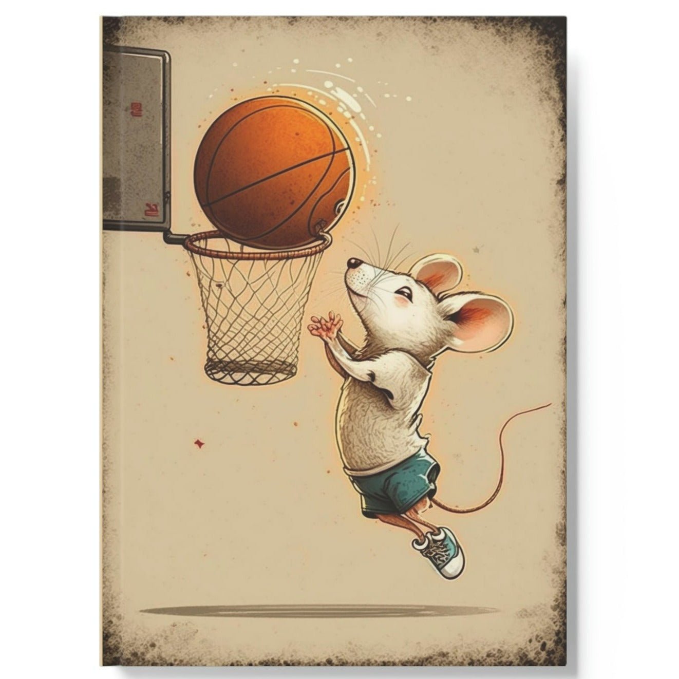 Basketball Mouse Hard Backed Journal