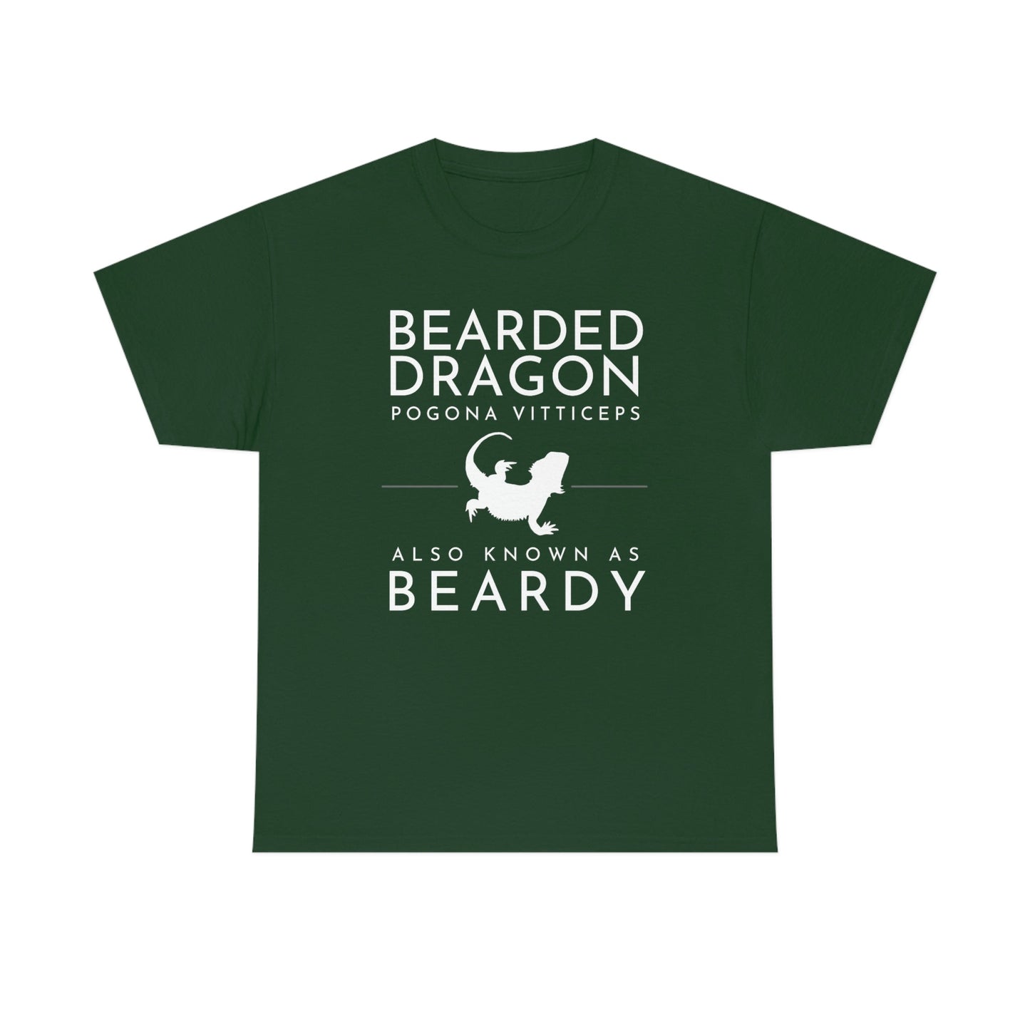 Bearded Dragon AKA Beardy Heavy Cotton T-Shirt