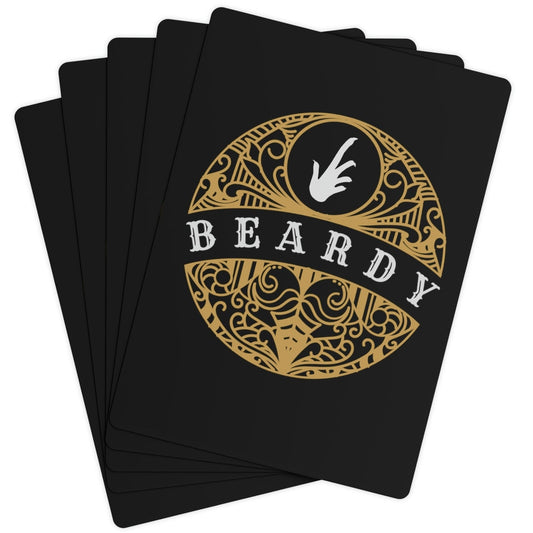 Bearded Dragon "Beardy" Tattoo Poker Playing Cards