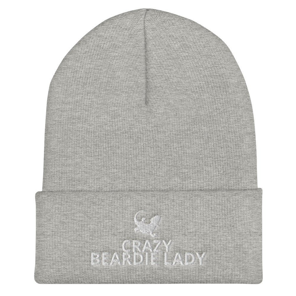 Bearded Dragon Cuffed Beanie | Crazy Beardie Lady | Perfect gift for the Beardie lover!