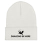 Bearded Dragon Cuffed Beanie | Dragons Be Here | Perfect gift for the Beardie lover!