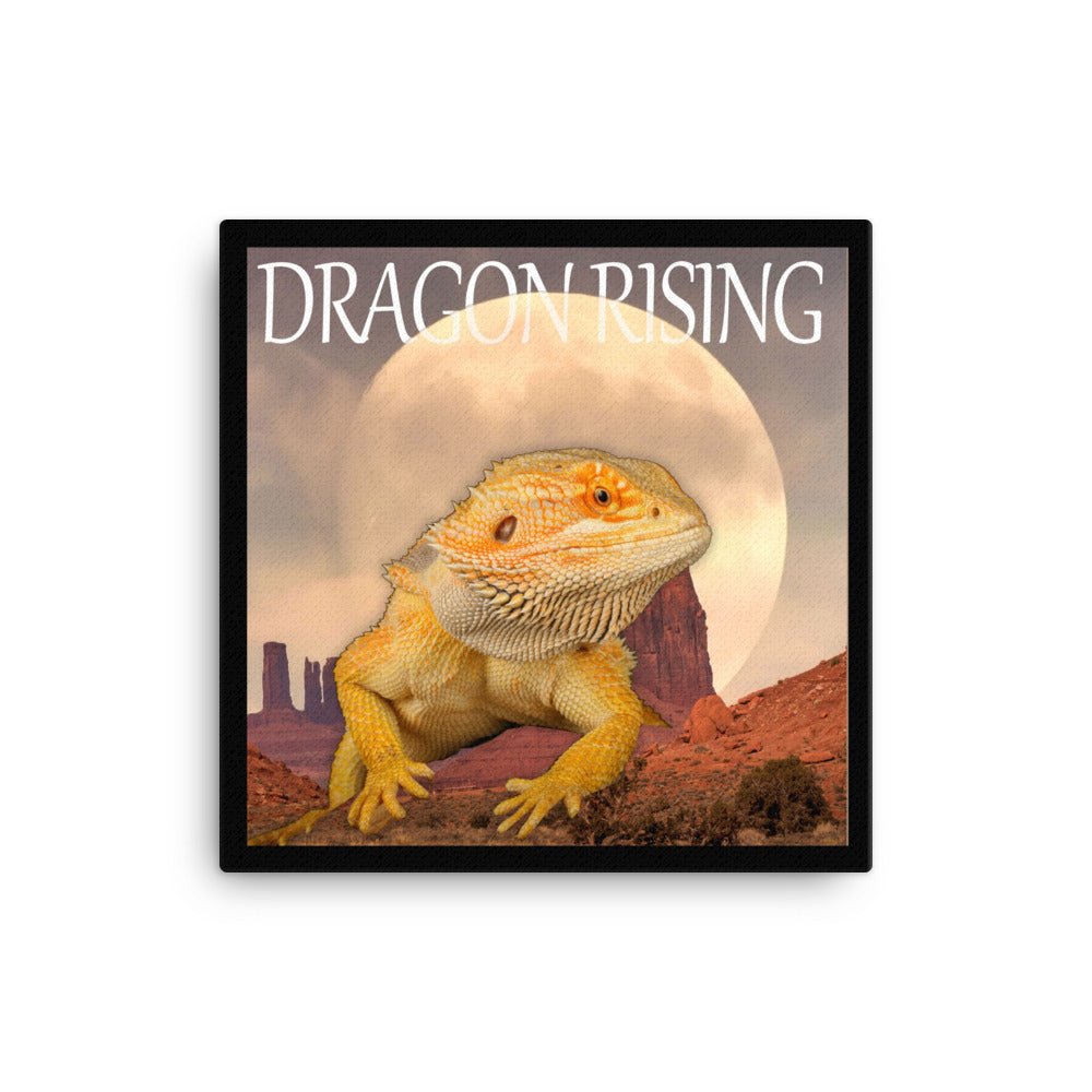 Bearded Dragon "Dragon Rising" Canvas Print