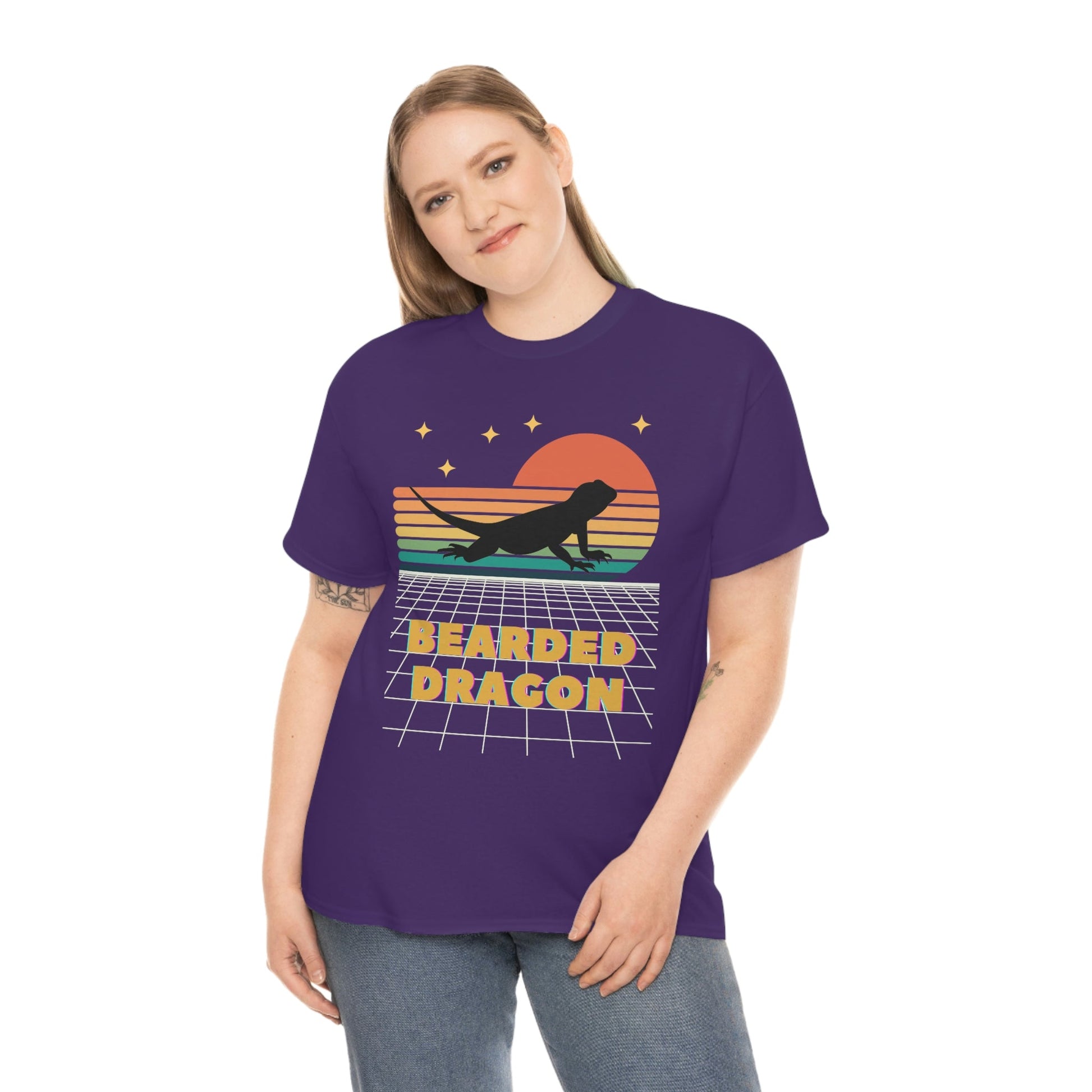 Bearded Dragon Heavy Cotton T-Shirt