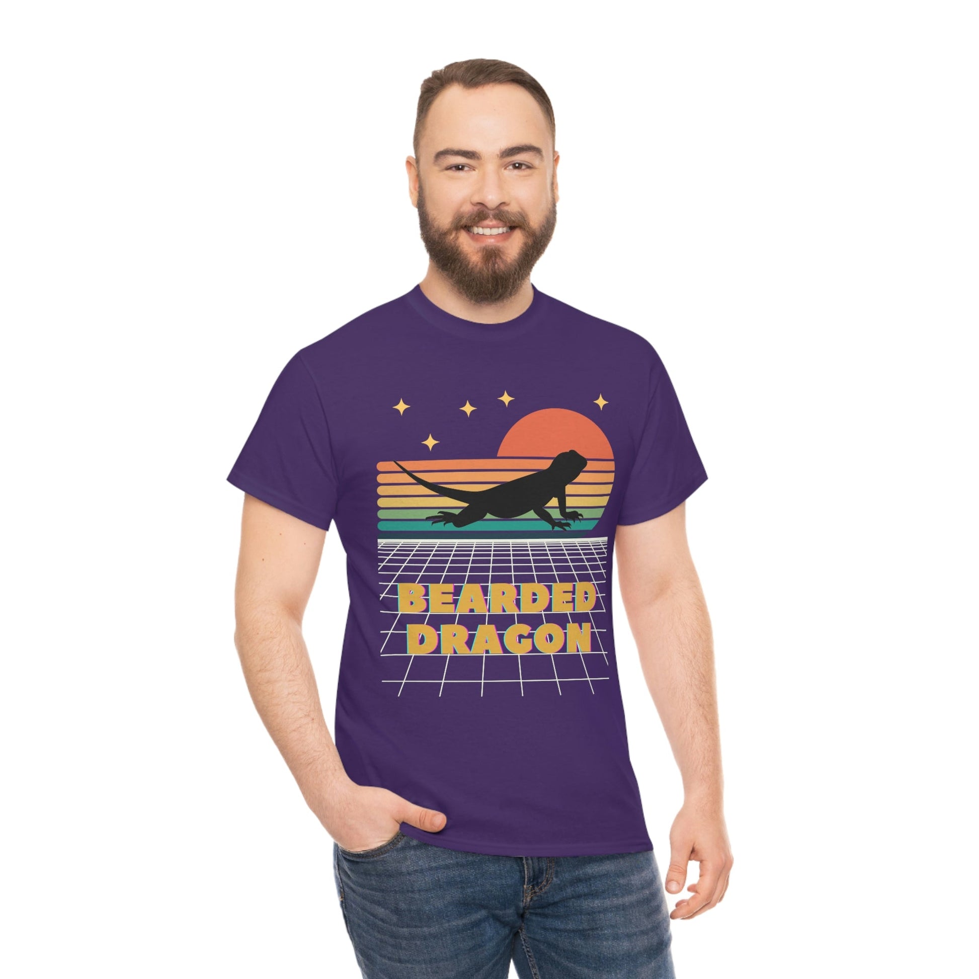 Bearded Dragon Heavy Cotton T-Shirt