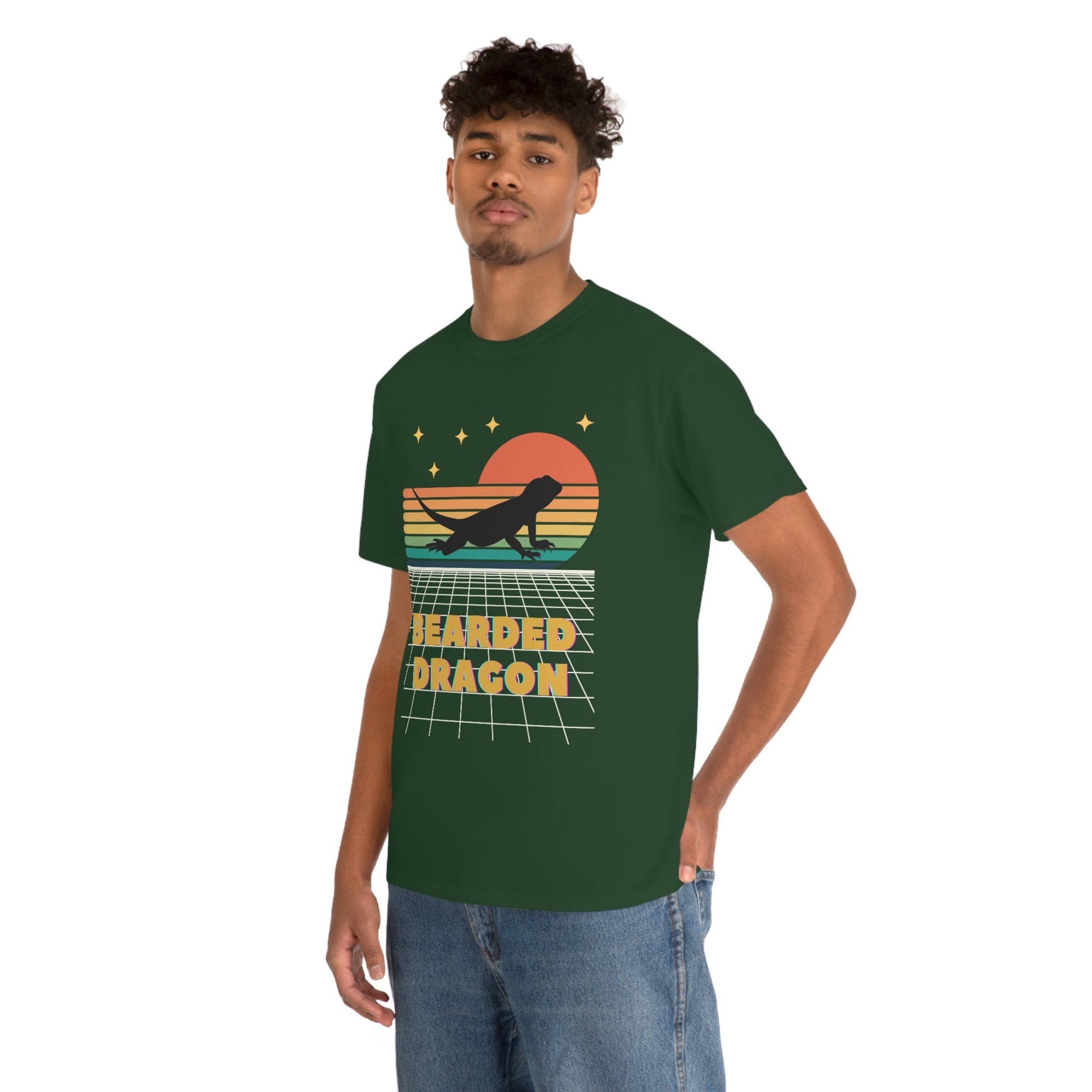 Bearded Dragon Heavy Cotton T-Shirt