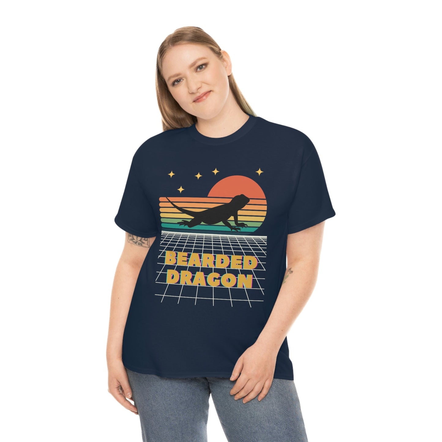 Bearded Dragon Heavy Cotton T-Shirt