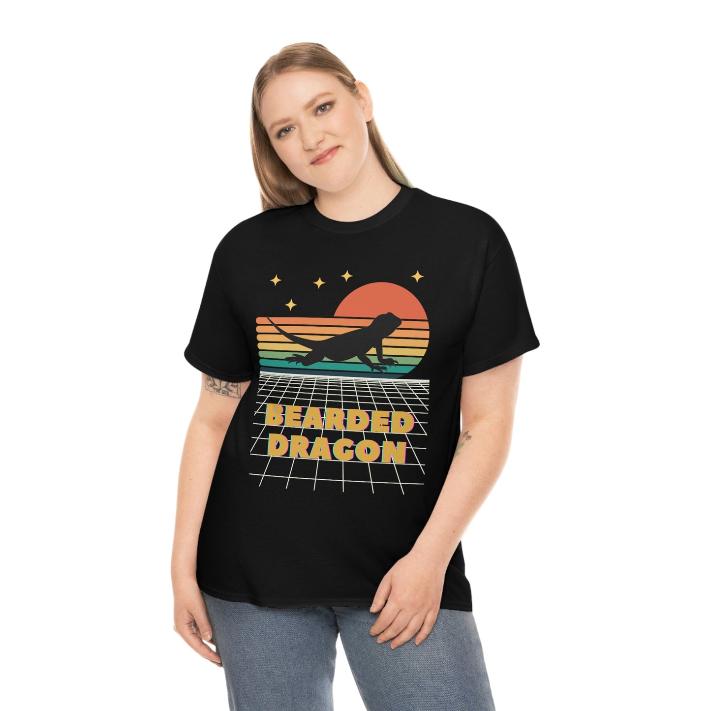 Bearded Dragon Heavy Cotton T-Shirt