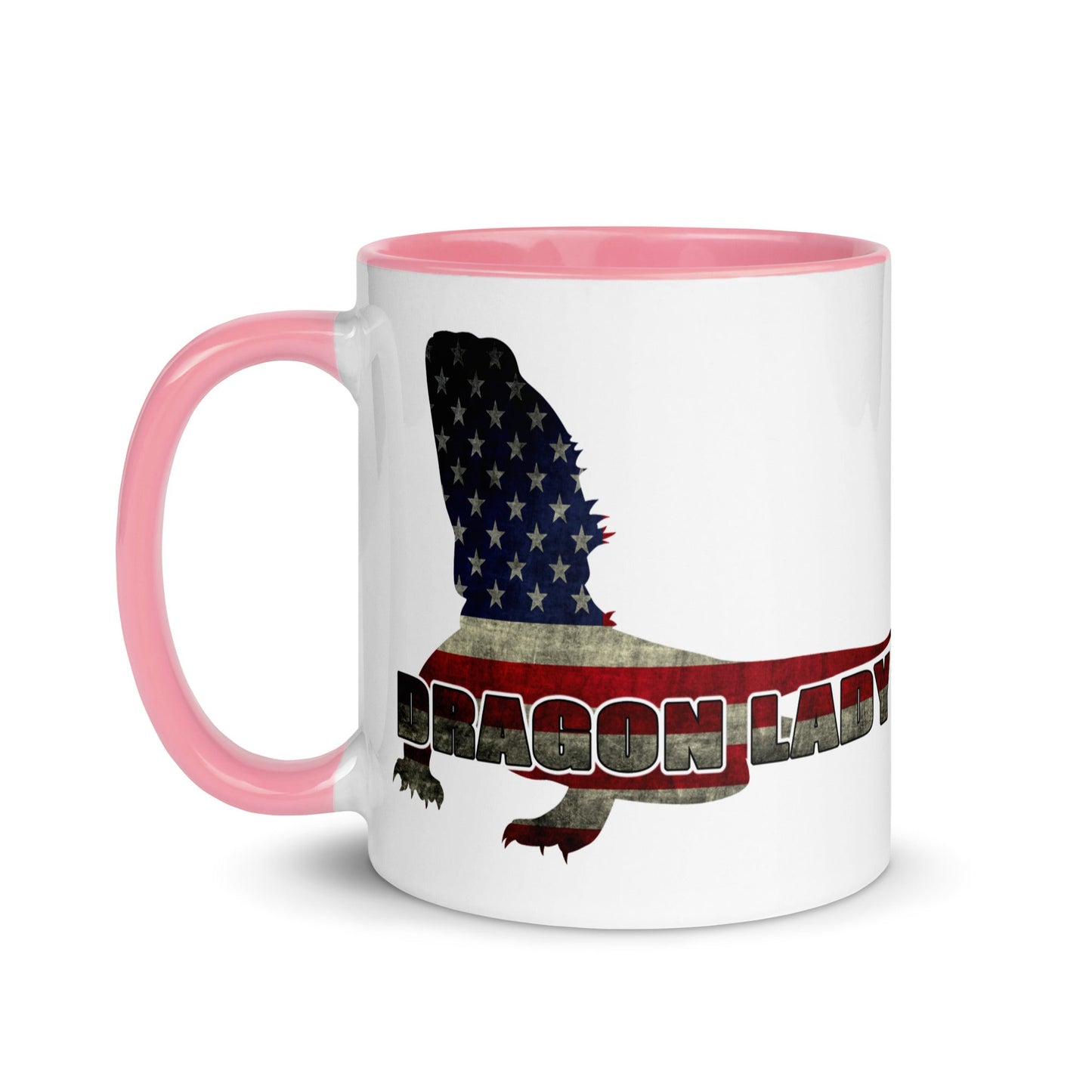 Bearded "Dragon Lady" Mug with Color Inside