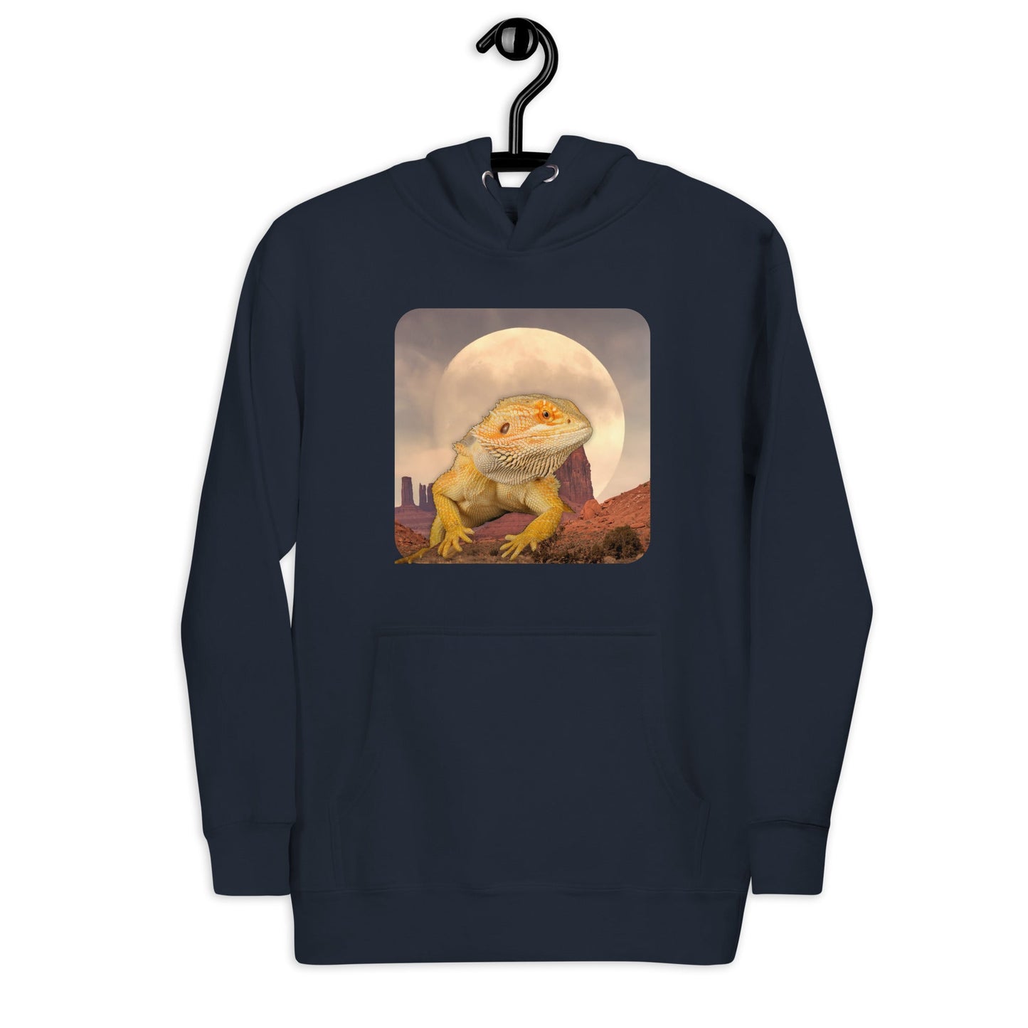 Bearded Dragon Moon Unisex Hoodie