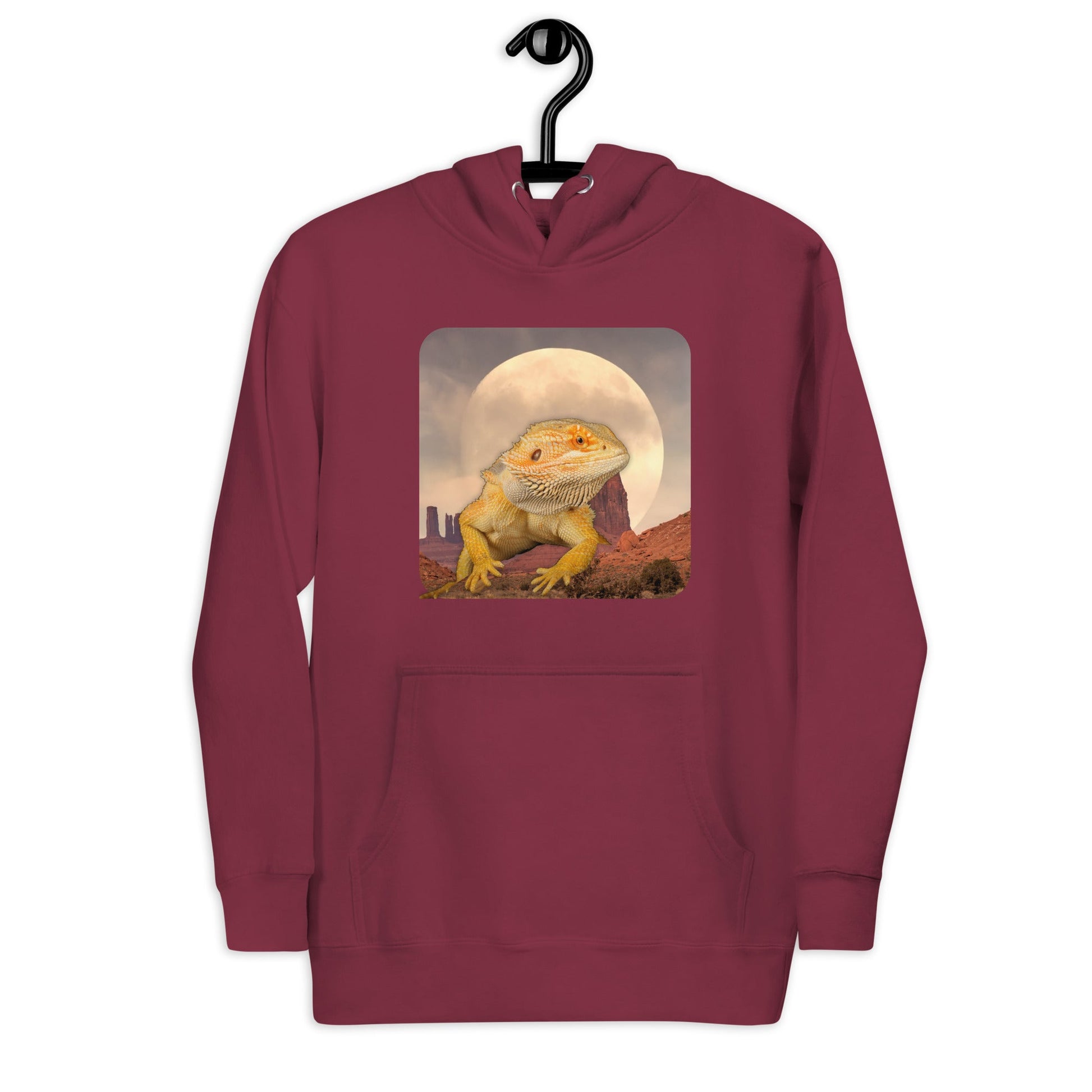 Bearded Dragon Moon Unisex Hoodie