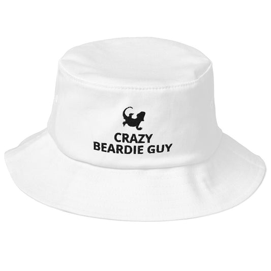 Bearded Dragon Old School Bucket Hat | Crazy Beardie Guy | Perfect gift for the Beardie lover!