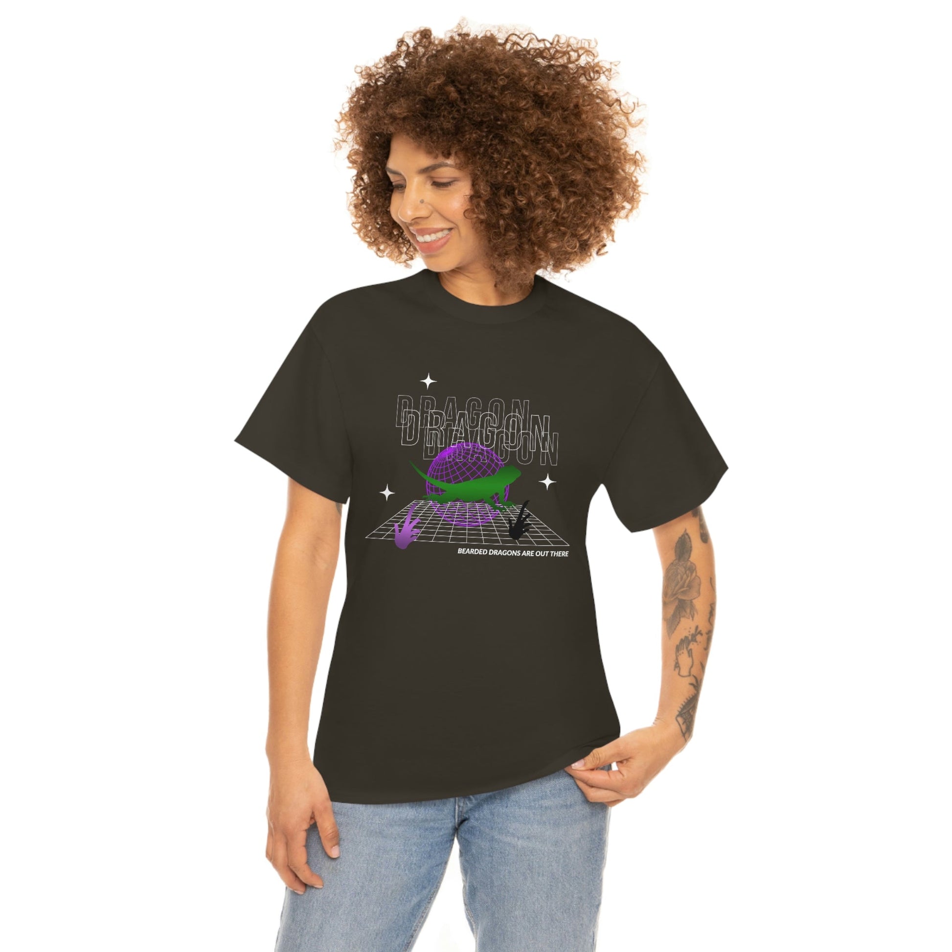 Bearded Dragons Are Out There Heavy Cotton T-Shirt