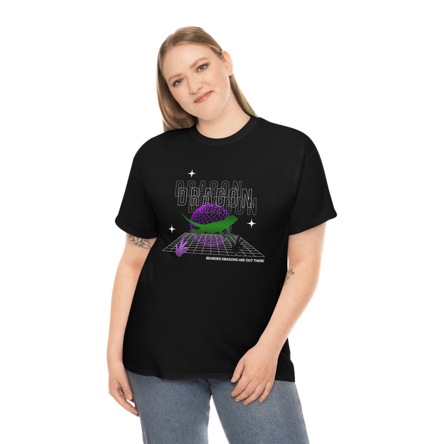 Bearded Dragons Are Out There Heavy Cotton T-Shirt