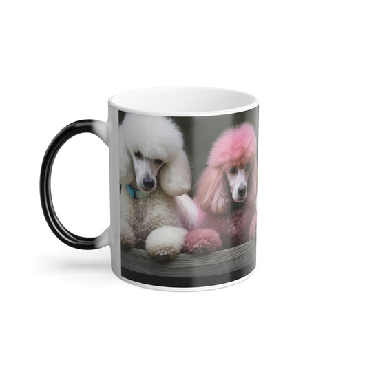 Beautiful Poodles - Magic Mug - Perfect Gift for the Mom, Mama, Sister, Grandma or as a House Warming Present