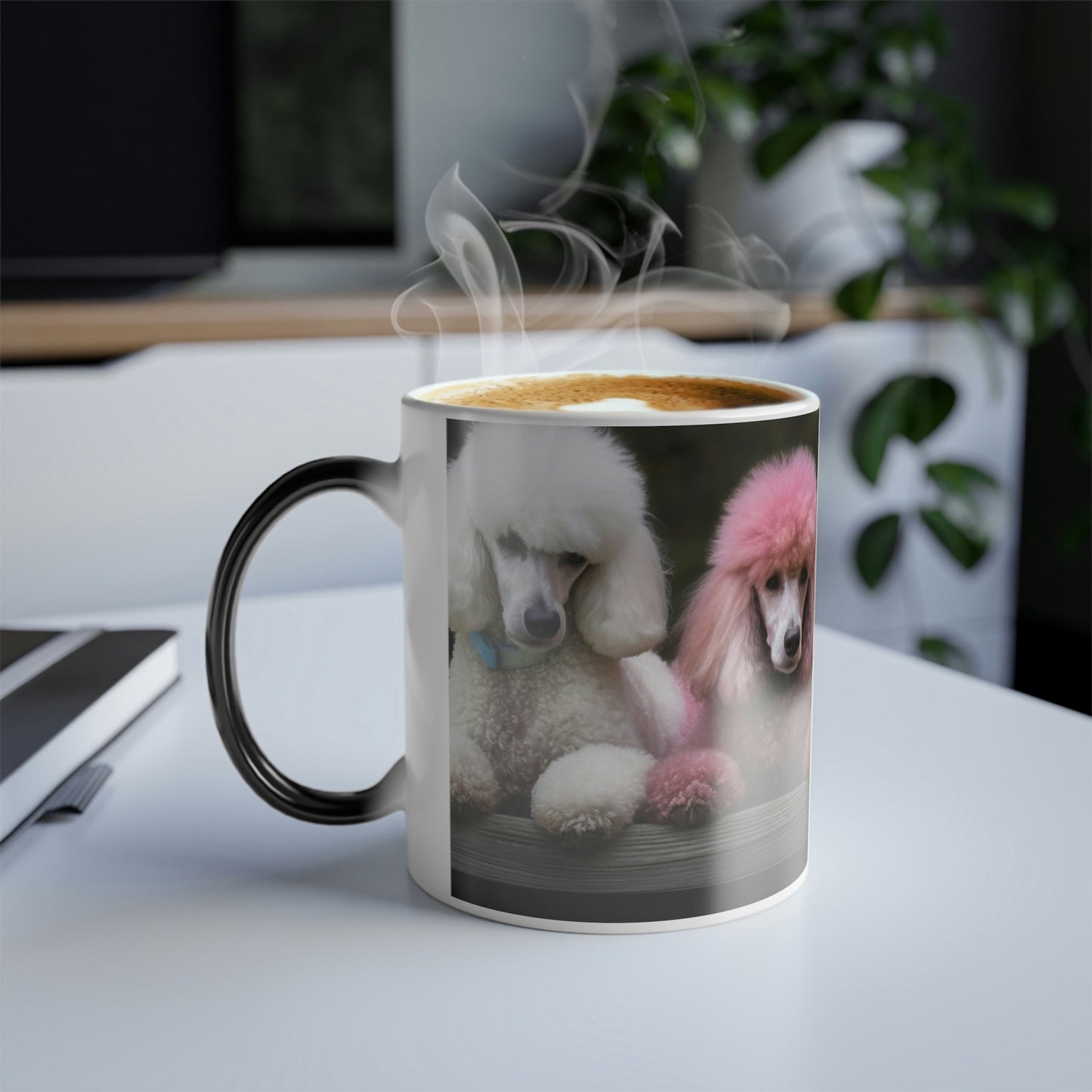 Beautiful Poodles - Magic Mug - Perfect Gift for the Mom, Mama, Sister, Grandma or as a House Warming Present