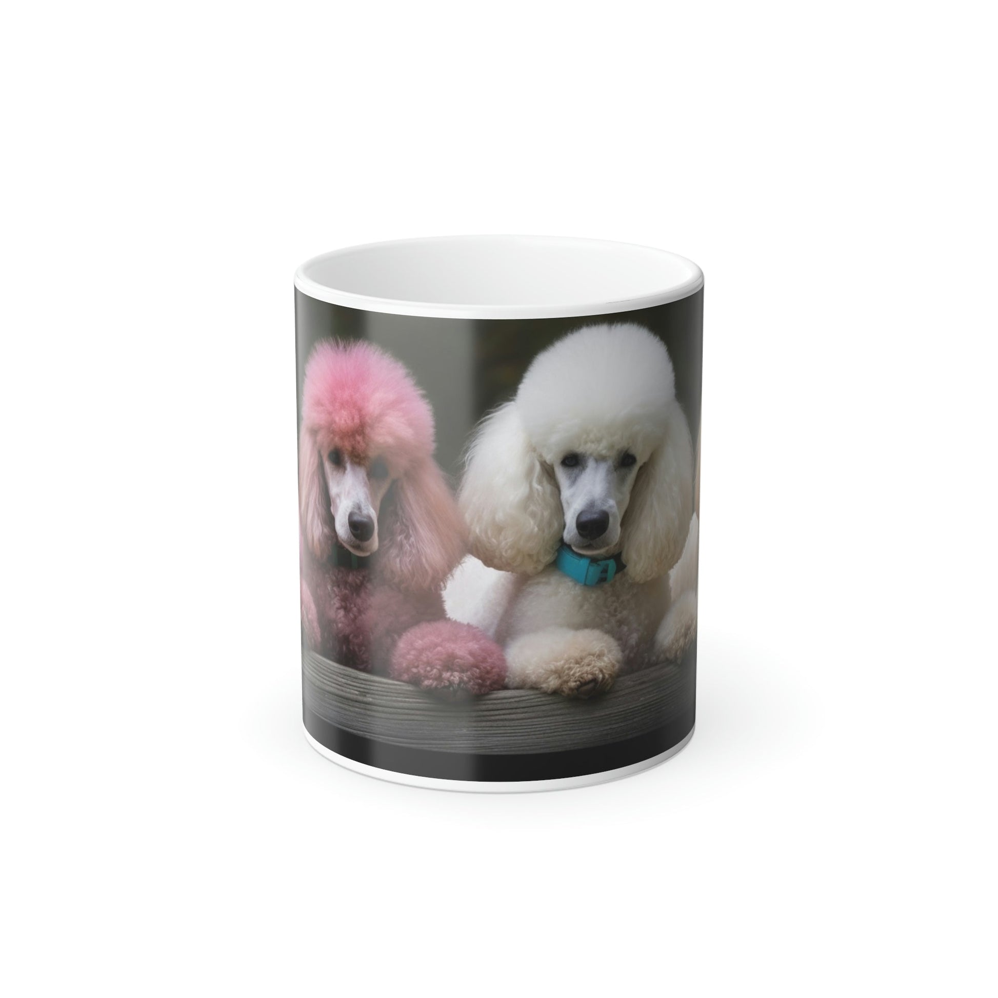 Beautiful Poodles - Magic Mug - Perfect Gift for the Mom, Mama, Sister, Grandma or as a House Warming Present