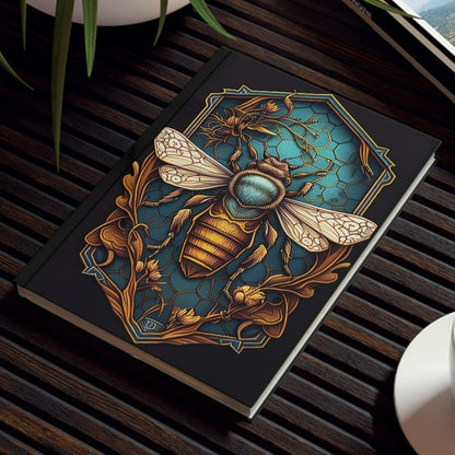 Bee Window Hard Backed Journal