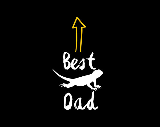 Best Bearded Dragon Dad Heavy Cotton T-Shirt