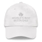 Betta Hat | World's Best Betta Dad | Perfect gift for the Betta Fish lover! | Multiple Hat Colors Available