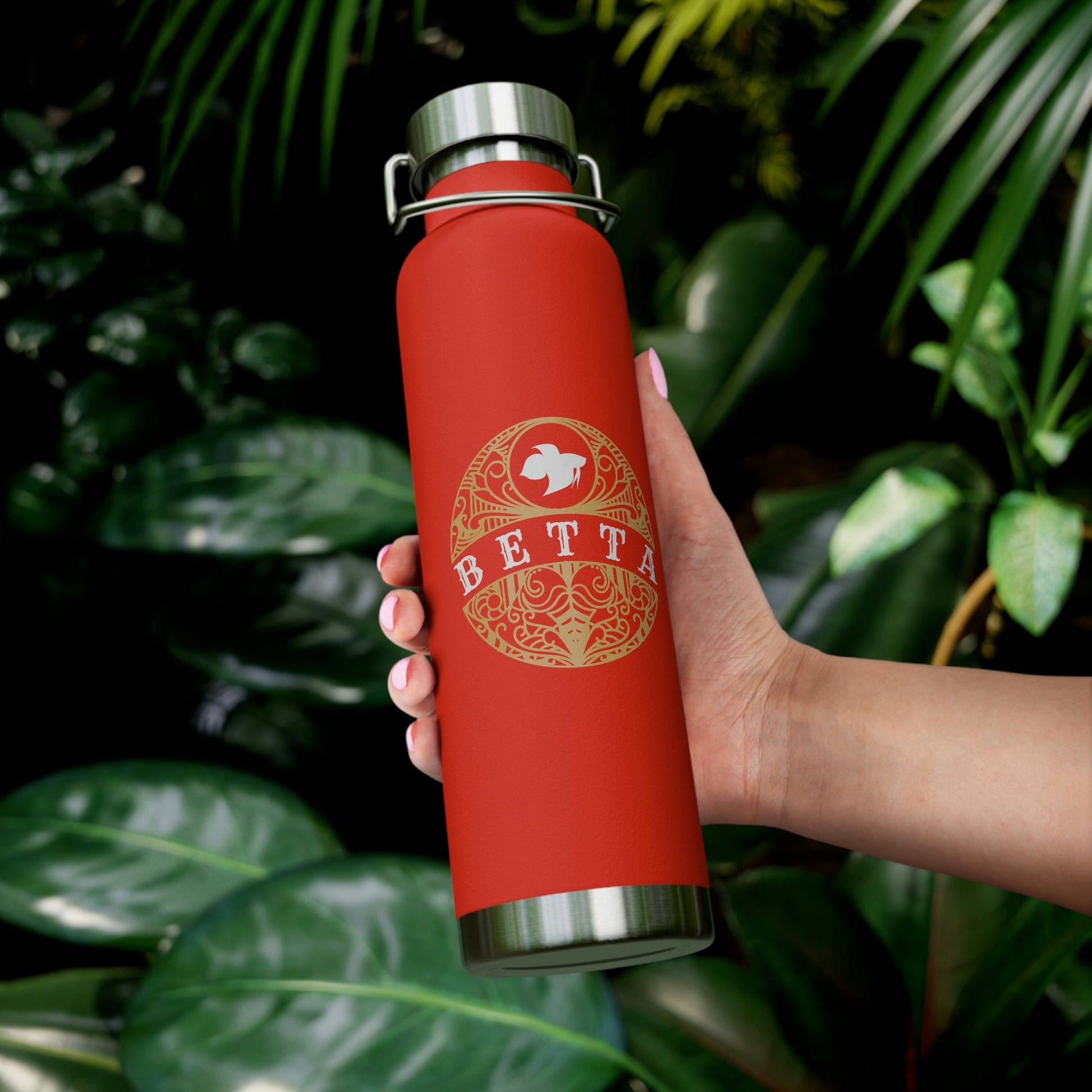 Betta Tattoo | Copper Vacuum Insulated Bottle, 22oz