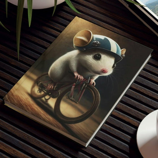 Bicycle Race Mouse Hard Backed Journal