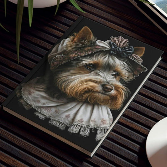 Biewer Terrier Notebook - Button's Bonnet - Biewer Terrier Inspirations - Hard Backed Journal