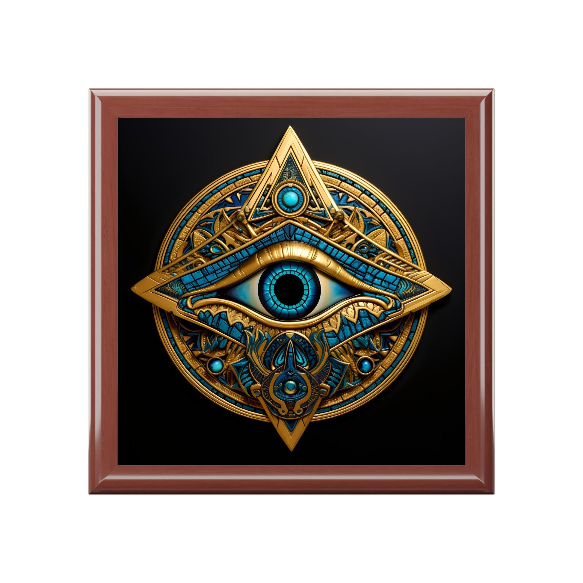 Blue Eye of Horus Jewelry Box