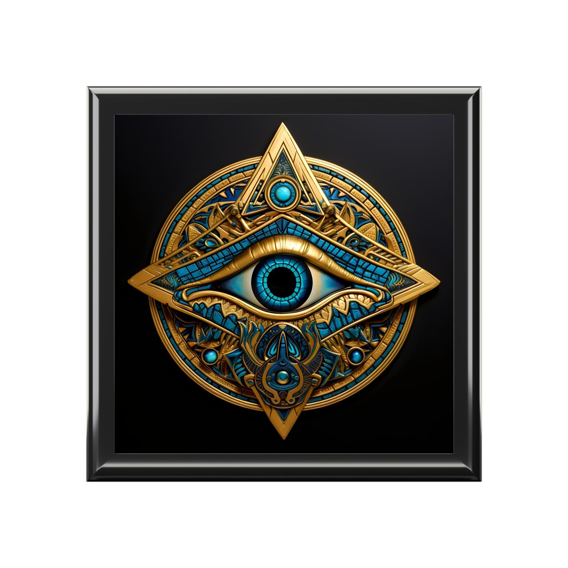 Blue Eye of Horus Jewelry Box