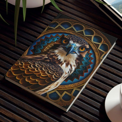 Blue Mandala Osprey Hard Backed Journal